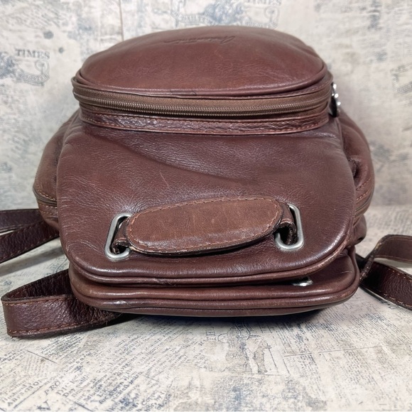 Vintage Andantini Moda Italiana Brown Leather Crossbody Bag Made in Italy main image 4